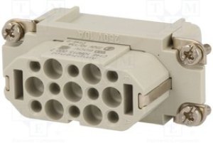 C146-21R0105001, Корпус: для разъемов HDC, C146, размер E10, на провод, угловой