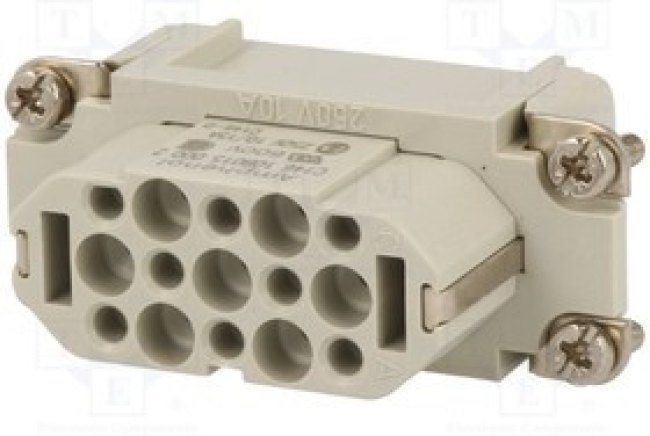 C146-21R0105001, Корпус: для разъемов HDC, C146, размер E10, на провод, угловой C146-21R0105001, Корпус: для разъемов HDC, C146, размер E10, на провод, угловой