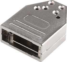 6560-0305-01, MHDTZI Series Zinc D Sub Backshell, 9 Way, Strain Relief