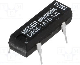 DIP05-1A75-13L, Реле герконовое SPST-N