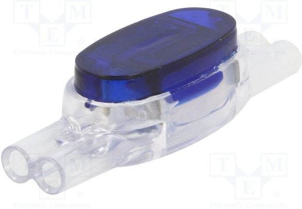 SL-U1B, Быстрый соединитель, Presslok, IDC, 16AWG-19AWG, синий, 0,9-1,3мм