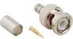 000-68175-1004, Conn BNC 0Hz to 2GHz 50Ohm Crimp ST Cable Mount PL Gold