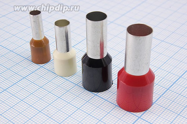 Наконечник кабельный 5,2x12, 5, S10,0, обжимной, коричневый, LT100012; №9440 клемма нак/каб 5,2x12\5\S10,0 \обж\кор\ LT100012