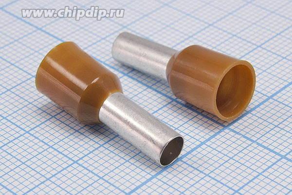 Наконечник кабельный 5,2x12, 5, S10,0, обжимной, коричневый, LT100012; №9440 клемма нак/каб 5,2x12\5\S10,0 \обж\кор\ LT100012