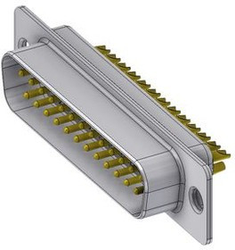 DT25PZ/2, D-Sub plug, Plug, DB-25, Solder Cup