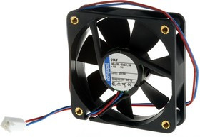 614F-RS0, 600 F Series Axial Fan, 24 V dc, DC Operation, 29m³/h, 1.1W, 60 x 60 x 15mm