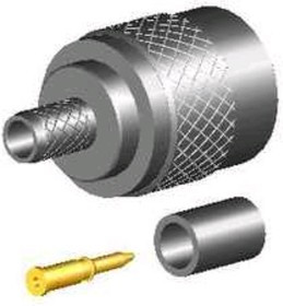 TNC-05F-TGN, Разъем TNC, штекер, RG-58, обжим TNC-05F-TGN, Разъем TNC, штекер, RG-58, обжим