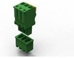 1-1986693-4, Pluggable Terminal Blocks 3.5MM L/HAND 14 POS STR SPRING PLG