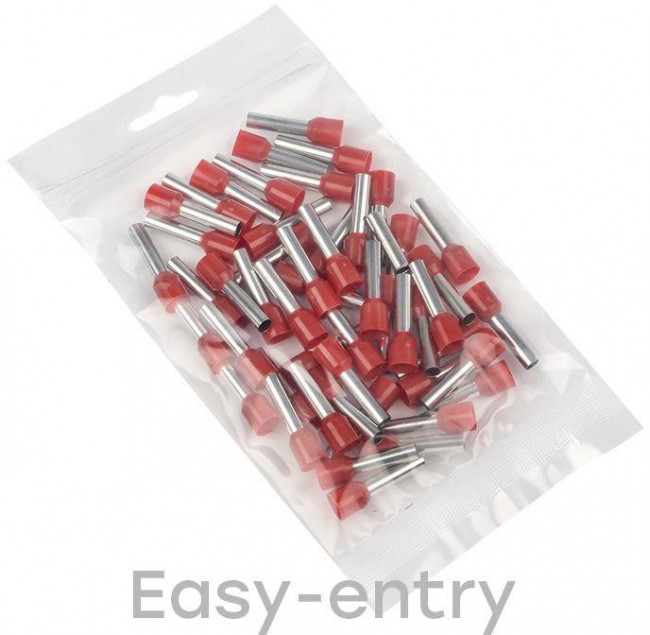 Наконечник штыревой втулочный изол. НШвИ 10.0-18 (уп.50шт) EKF nhvi-10.0-18