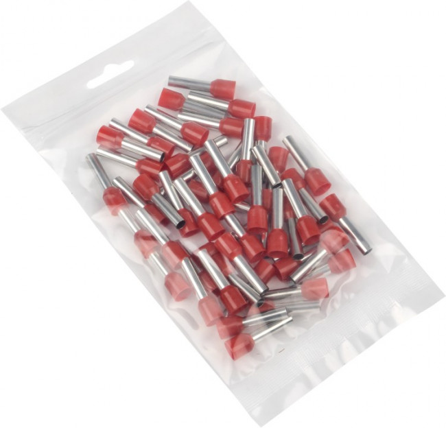 Наконечник штыревой втулочный изол. НШвИ 10.0-18 (уп.50шт) EKF nhvi-10.0-18