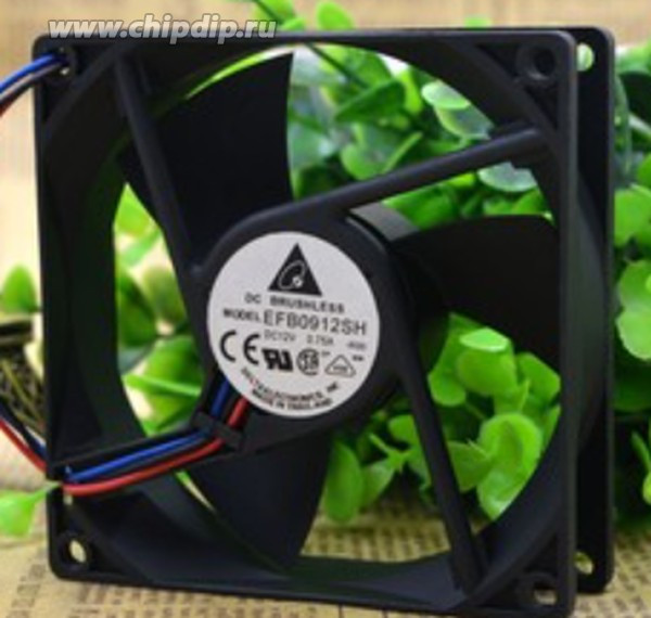 Вентилятор Delta Electronics EFB0912SH ( A84503-001 / A96869-001 ) 92x25мм 12V 0.75A OEM