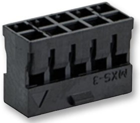 0511100856, Conn Housing RCP 8 POS 2mm Crimp ST Cable Mount Black Milli-Grid™ Bag