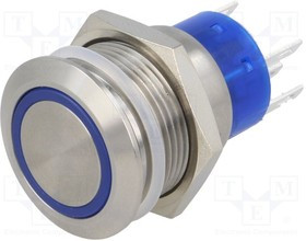ATP19-SL3-712-B0SA-03Q, Pushbutton Switches 19mm Anti-vandal Sealed Pushbutton Switch