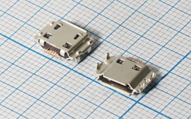 Разъем microUSB розетка, тип B, контакты 7C4HP, на плату, угловой, microUSB B7SAD1 Разъем microUSB розетка, тип B, контакты 7C4HP, на плату, угловой, microUSB B7SAD1