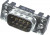 09651217701, D-Sub Standard Connectors DSUB SV ML SSDP STR 09P PL3 NUT M3