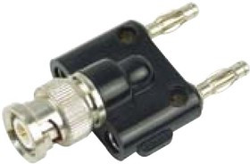 21.131, Переходник BNC-2*4мм штекер "банан" (OBSOLETE)