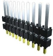 DW-06-07-T-S-200, Board to Board &amp; Mezzanine Connectors Flexible Board Stacking Header with Fixed Tail Length, 0.100" Pitch