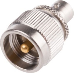 R191447000, Straight 50 RF Adapter BNC Socket to UHF Plug 500MHz R191447000, Straight 50 RF Adapter BNC Socket to UHF Plug 500MHz