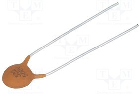 CC-332/500, Конденсатор керамический, 3,3нФ, 500В, Y5U, -56-+20%, THT, 7мм CC-332/500, Конденсатор керамический, 3,3нФ, 500В, Y5U, -56-+20%, THT, 7мм