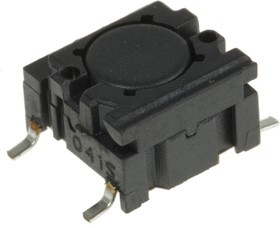 3ASH9, IP67 Plunger Tactile Switch, SPST 50 mA @ 24 V dc PCB