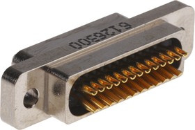 MWDM2L-25PS, MWDM 25 Way Panel Mount D-sub Connector Plug