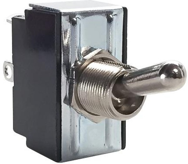2GM54-73, Toggle Switches 2-pole, ON - OFF - ON, 10A/15A 250VAC/125VAC 3/4 HP, Non-Illuminated Bat Style Toggle Switch with Screw Terminals 2GM54-73, Toggle Switches 2-pole, ON - OFF - ON, 10A/15A 250VAC/125VAC 3/4 HP, Non-Illuminated Bat Style Toggle Switch with Screw Terminals