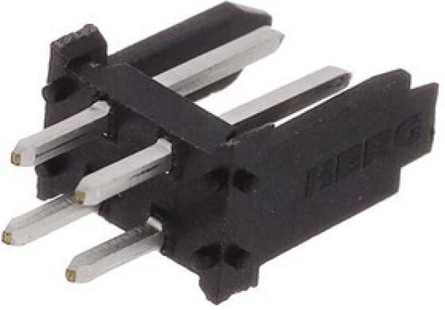 76385-402LF, Headers &amp; Wire Housings 4P VERT DR HDR TIN