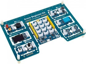 110061162 Grove Beginner Kit for Arduino - All-in-one Arduino Compatible Board with 10 Sensors and 1