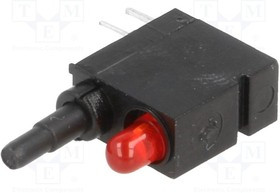 1845.6332, Переключатель: кнопочный, Пол: 2, SPDT, 0,5A/60ВAC, 0,5A/60ВDC