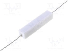 AX10W-5R1, Резистор: проволочный, керамический, THT, 5,1Ом, 10Вт, ±5%