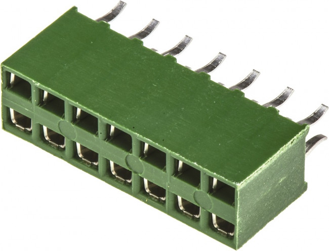 215307-7, Гнездо, штыревой, HV-100, "мама", PIN: 14, прямой, 2,54мм, TНТ, 2х7