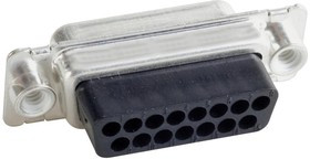 164X11809X, Корпус разъема D Sub, 50 вывод(-ов), D Sub, DD, Гнездо, Корпус из Стали
