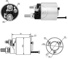 ZM1591, Втягивающее реле