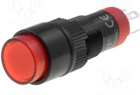 V10Y-11Z-R, Переключатель: кнопочный, Пол: 2, SPDT, 0,5A/250ВAC, 1A/24ВDC, IP40