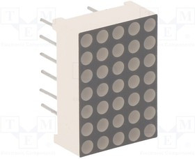 FYM-7571BUHR-21, Дисплей: LED, матрица, 5x7, красный, 30-60мкд, анод, 1,9-2,5В FYM-7571BUHR-21, Дисплей: LED, матрица, 5x7, красный, 30-60мкд, анод, 1,9-2,5В