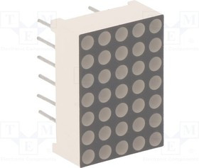 FYM-7571BUHR-21, Дисплей: LED, матрица, 5x7, красный, 30-60мкд, анод, 1,9-2,5В FYM-7571BUHR-21, Дисплей: LED, матрица, 5x7, красный, 30-60мкд, анод, 1,9-2,5В