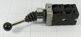Переключатель джойстиковый, контакты 8Cвинт, OFF-ON x4, d22, PA-14