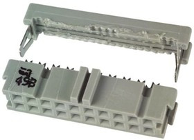 3421-7600, 20-Way IDC Connector Socket for Cable Mount, 2-Row