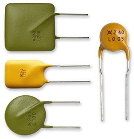 LVR012S, Resettable Fuse, PPTC, PolySwitch LVR Series, 240 В AC, 120 мА, 300 мА, 15 с, Round