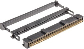 HIF3BA-50D-2.54R(63), 50-Way IDC Connector Socket for Cable Mount, 2-Row