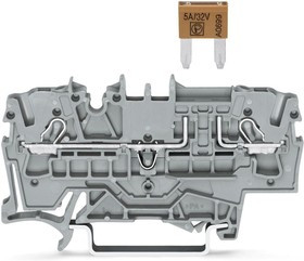 2002-1681, 2-пр. держ. предохранителя, вилочн. (автомоб), 0,25 - 2,5 (4) мм2, без индик.