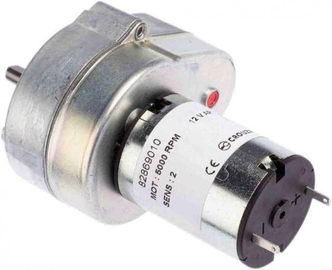 82869010, Brushed Geared DC Geared Motor, 3 W, 12 V dc, 2 Nm, 2.9 rpm, 6mm Shaft Diameter