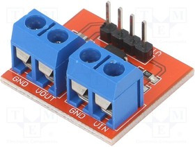 OKY3319, Датчик: тока, 22x21x7мм, 3,3-5ВDC, 0-3А, Применение: Arduino