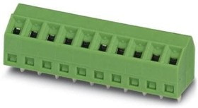 1751235, Fixed Terminal Blocks 10A 160V 16-pos. GRN PC terminal block