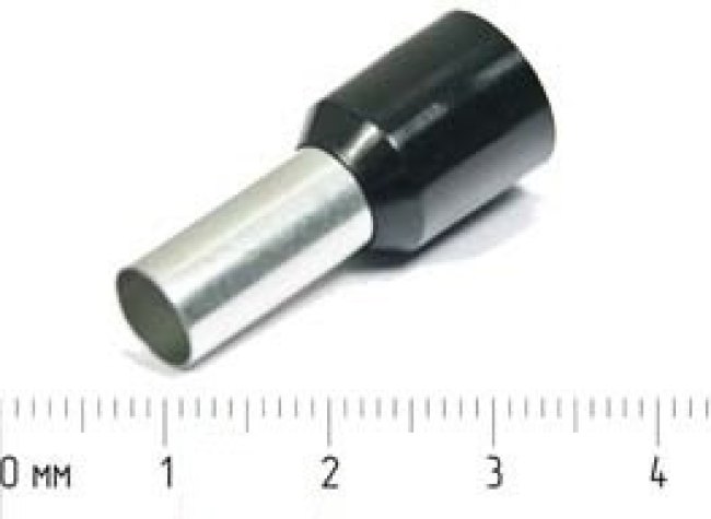 Наконечник кабельный 7,2x16, 7,8, S25,0, обжимной, черный, LT250016 Наконечник кабельный 7,2x16, 7,8, S25,0, обжимной, черный, LT250016