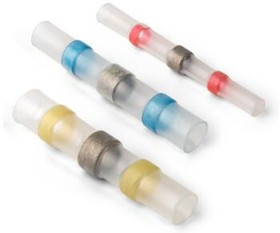 084-13-042, Термоусаживаемые соединители под пайку ТСПП 6.0 желтый (уп./10 шт) HLT