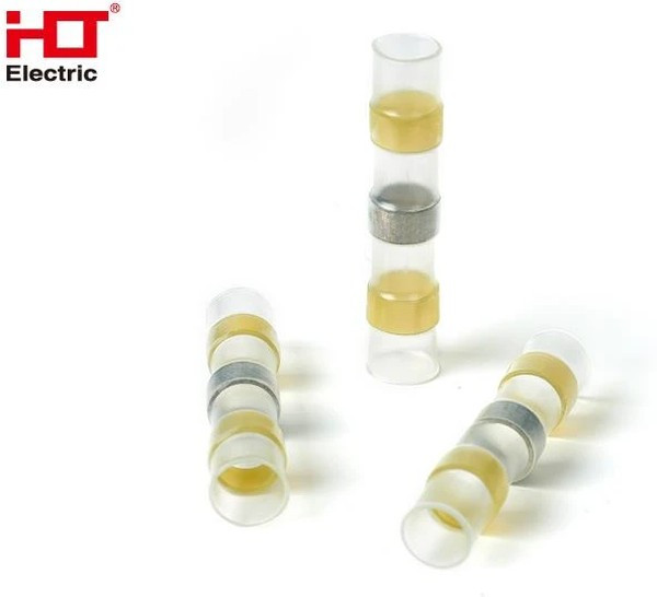 084-13-042, Термоусаживаемые соединители под пайку ТСПП 6.0 желтый (уп./10 шт) HLT