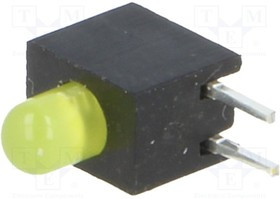 OSY5LU3E34X-3F1A, LED; in housing; yellow; 3mm; No.of diodes: 1; 20mA; Lens: diffused