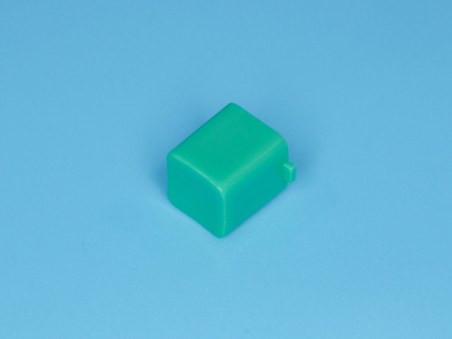 PSM1-K-1-E, Колпачок квадратный для мини кнопки, зеленый