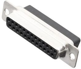 2101-0190-13, DB-25 D-Sub Connector, Socket, Crimp Terminal